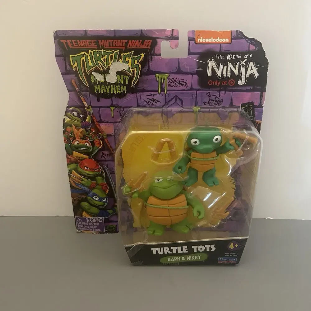 Teenage Mutant Ninja Turtles Mutant Mayhem Donatello and Turtle Tots Figures